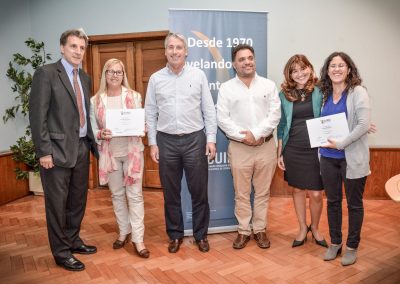 Brindis de fin de año y entrega de certificados